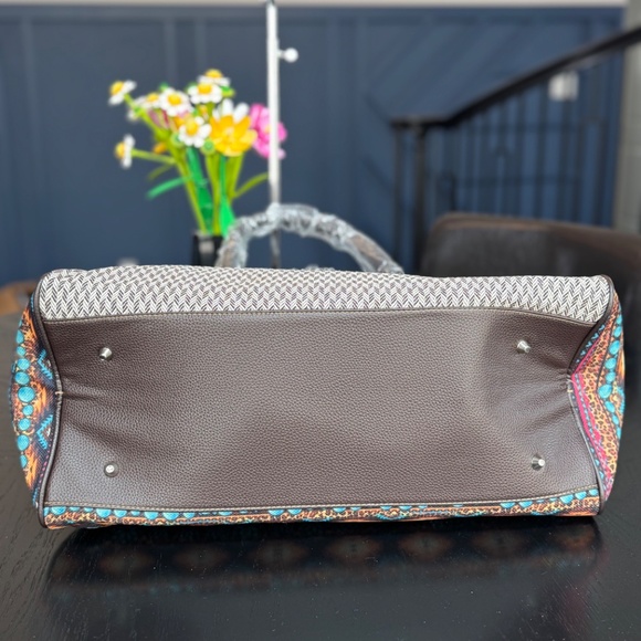 American Bling by Montana West Weekender Bag NWT - Picture 5 of 6